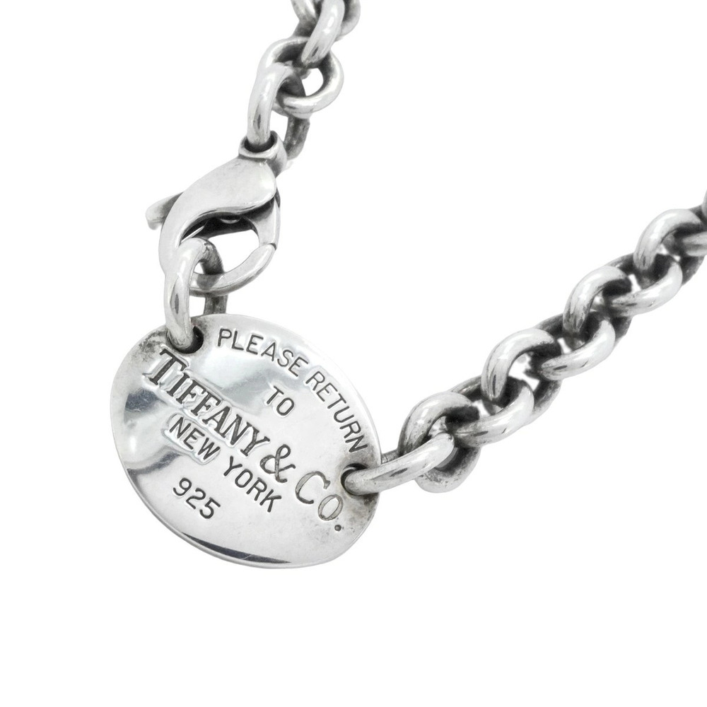 Tiffany CO to Oval Necklace Sterling Silver